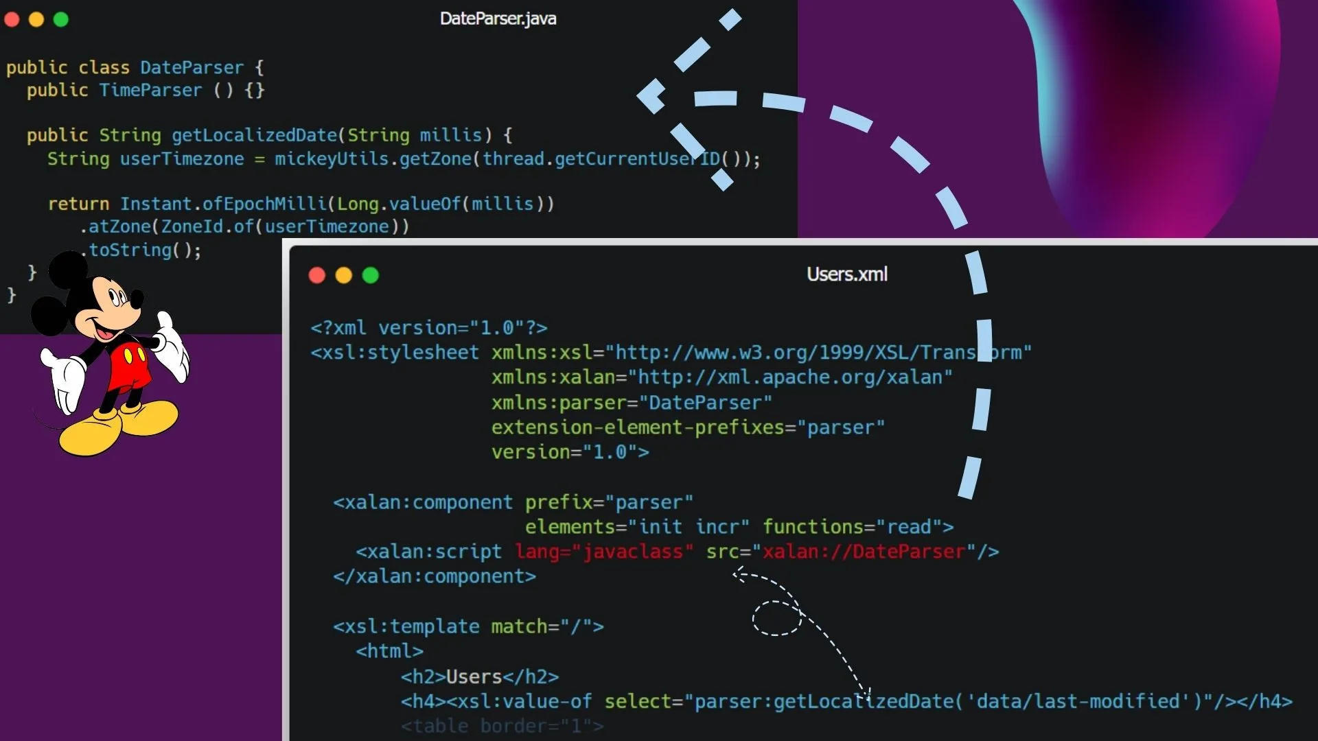 but why top at JS? Xalan could support other languages like Java too