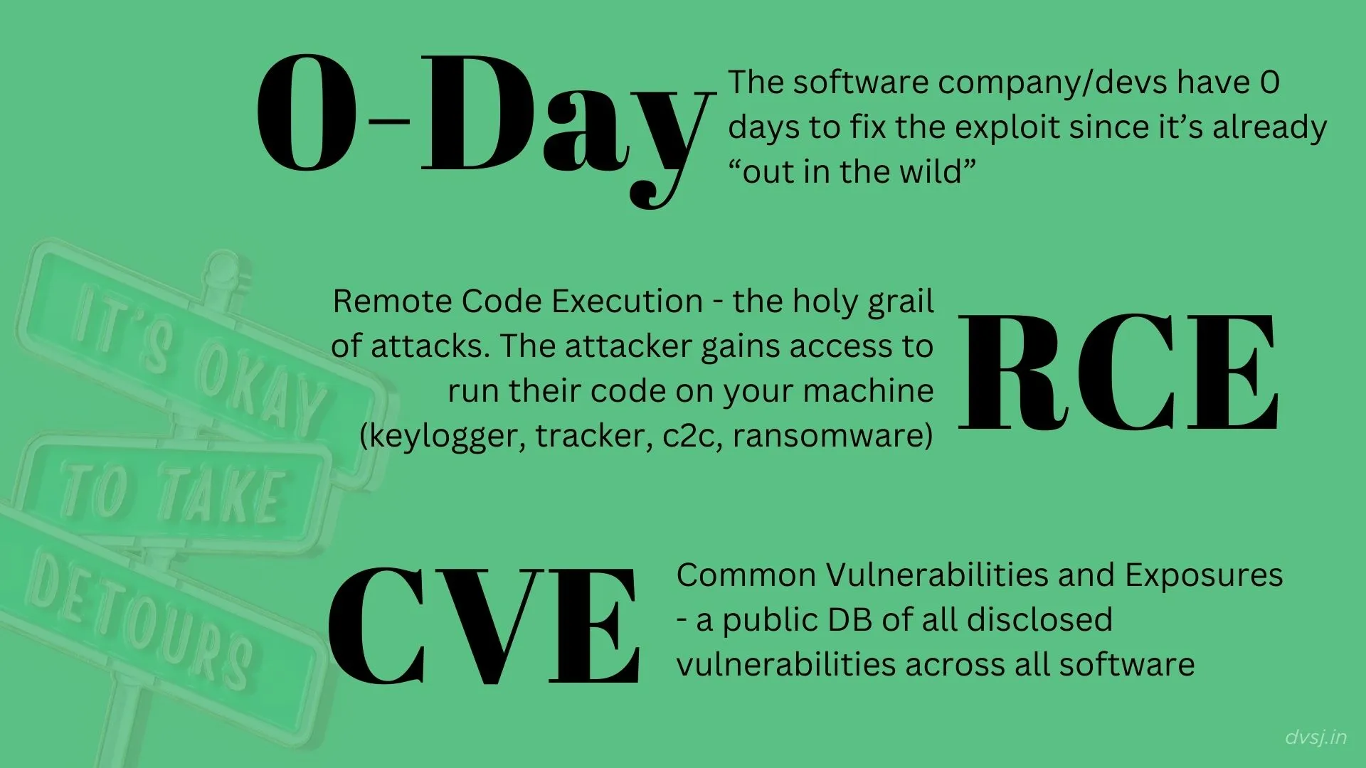 a few common security terms